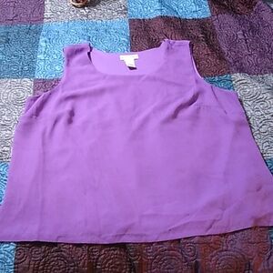 Women's Lavender Sleeveless Blouse